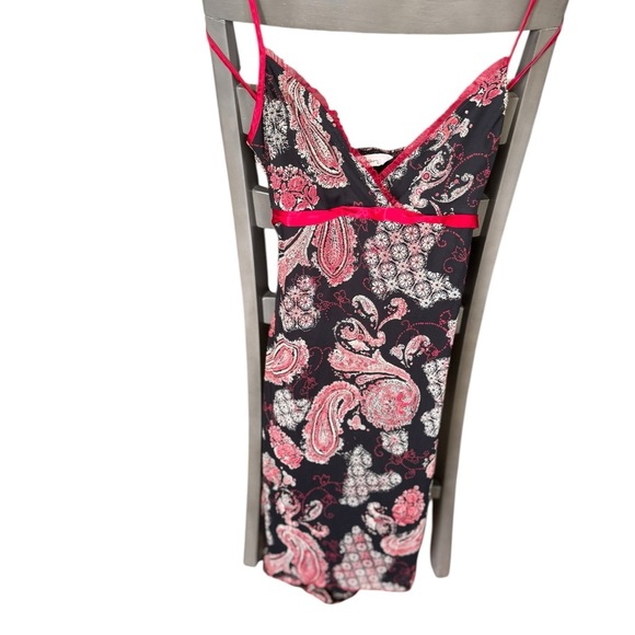 Y2K Milkmaid Style Lace Tie Back Dress size Medium - Picture 4 of 16